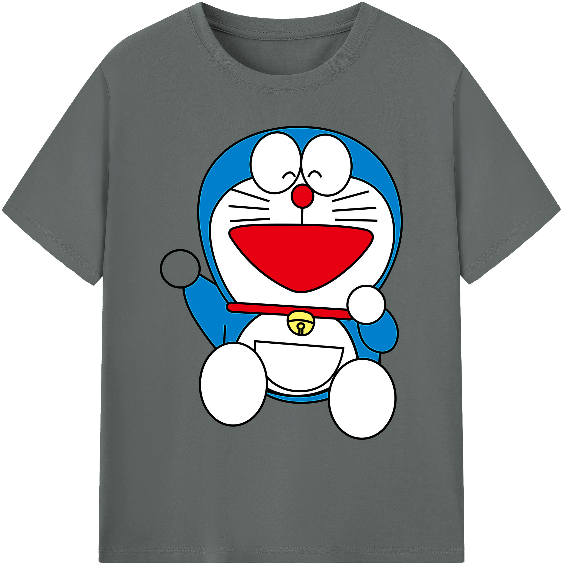 （画像用） ドラえもん Doraemon 綿100％ メンズ半袖Tシャツ｜肌触りやわらか＆通気性